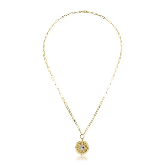 Güneş Kolye Ucu Ataş Zincir Kolye ZKU060