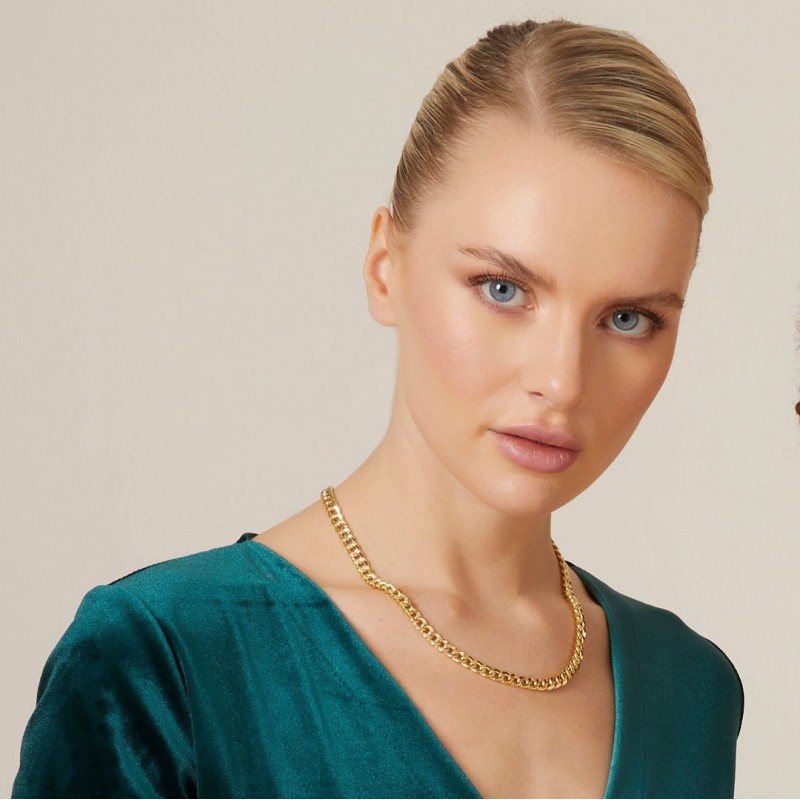 Gurmet Yassı Zincir Kolye ZKU057