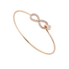 Sonsuzluk Kelepçe Gümüş Bileklik  GMS762