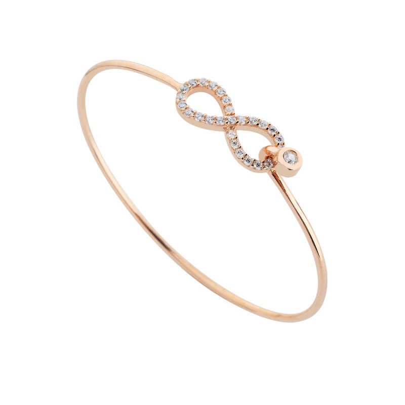 Sonsuzluk Kelepçe Gümüş Bileklik GMS762 Sonsuzluk Kelepçe Gümüş Bileklik GMS762