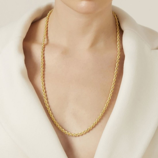 Halat Zincir Kolye ZKU061 Halat Zincir Kolye ZKU061