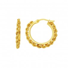 Halat Zincirli Halka Küpe KP079