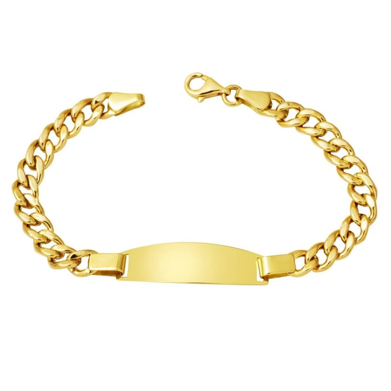 Halka Zincir 14 Ayar Altın Çocuk Künyesi KUN01 Halka Zincir 14 Ayar Altın Çocuk Künyesi KUN01