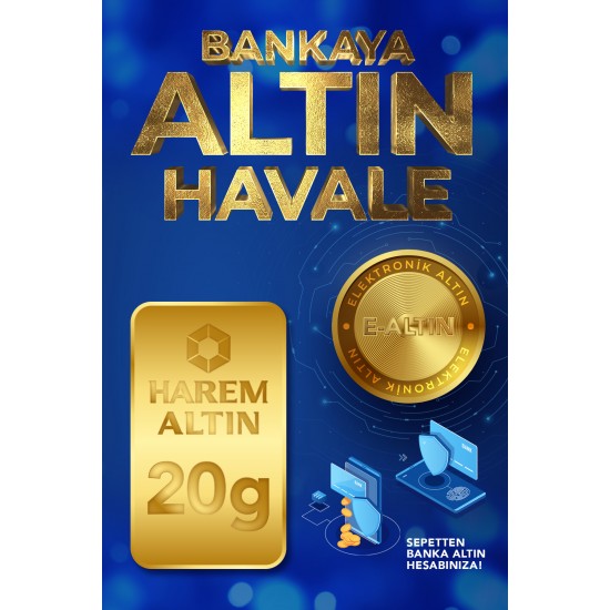 20 Gram (19.90 Has) Altın Havale 20 Gram (19.90 Has) Altın Havale
