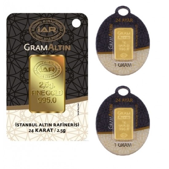 4.5 gr 24 Ayar İAR Külçe Altın 4.5 gr 24 Ayar İAR Külçe Altın