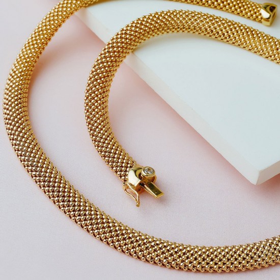 İnce Hasır Kolye ZKU069