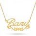 14 Ayar Altın İsim Kolye - AD28