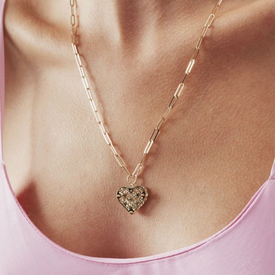 Kalp Uçlu Kolye ZKU072