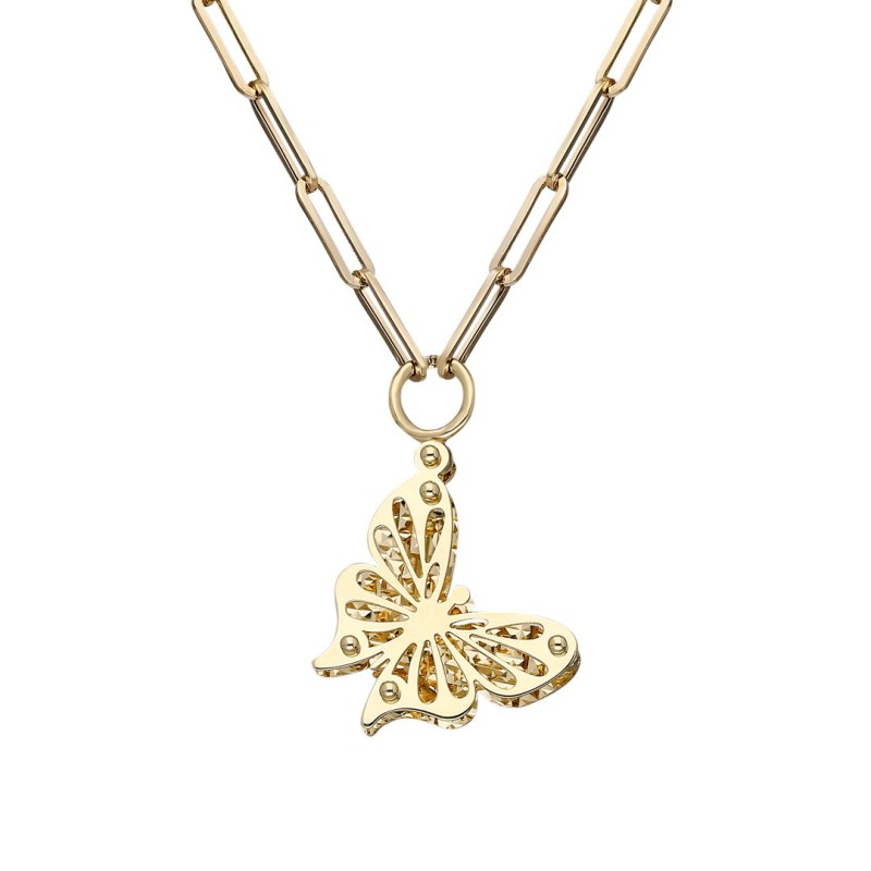 Kelebek Uçlu Kolye ZKU077 Kelebek Uçlu Kolye ZKU077