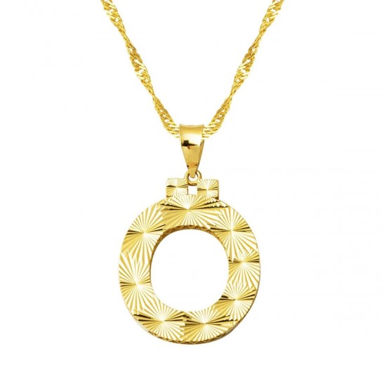 Üç Boyutlu Ö Harf Kolye KLY1985 Üç Boyutlu Ö Harf Kolye KLY1985