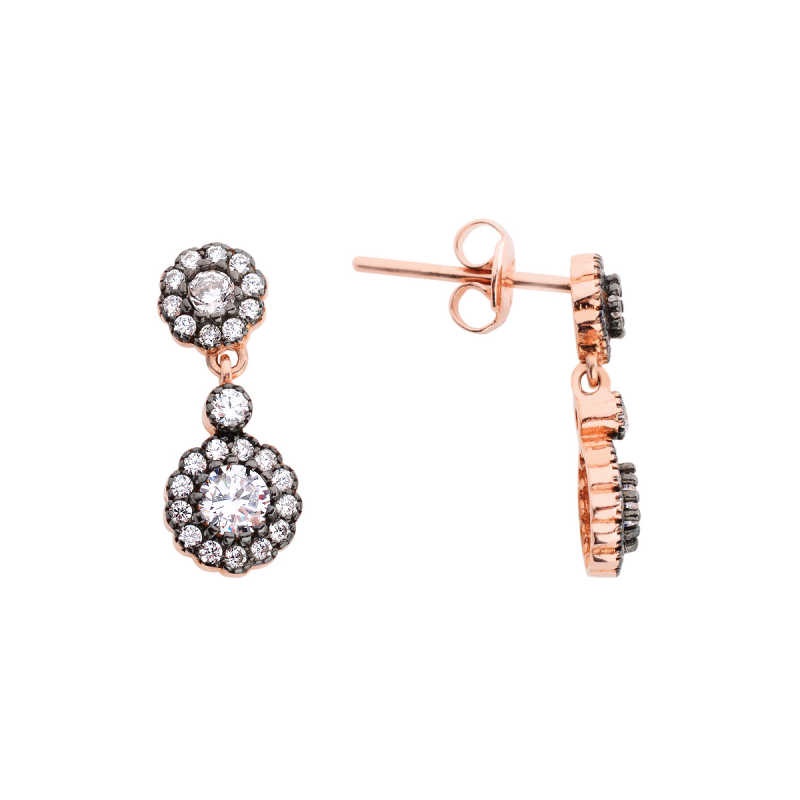 Anturaj Papatya Gümüş Küpe GMS537 Anturaj Papatya Gümüş Küpe GMS537