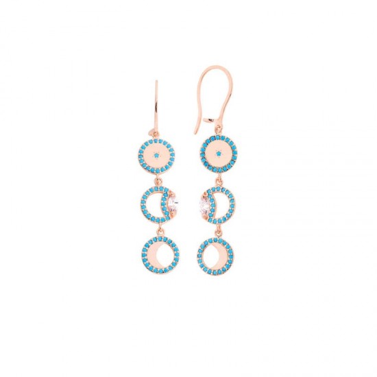 Ay Döngüsü Gümüş Küpe GMS539