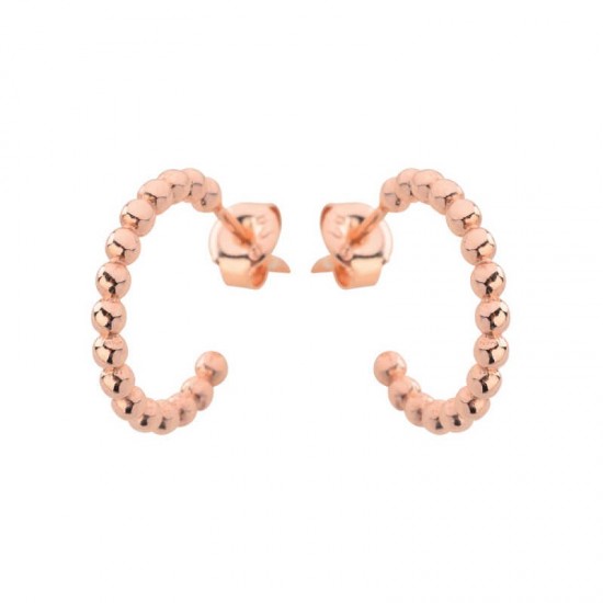 Bilye Halka Gümüş Küpe GMS545