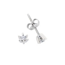 Altı Tırnak Montür Gümüş Küpe GMS550 