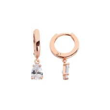 Damla Tektaş Halka Gümüş Küpe GMS564