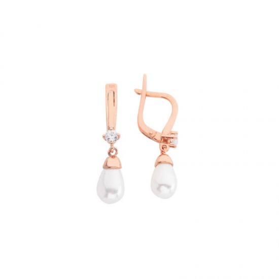 İnci Drop Gümüş Küpe GMS578