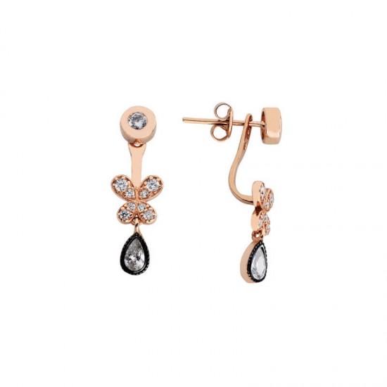 Kelebek Piercing Gümüş Küpe GMS589 Kelebek Piercing Gümüş Küpe GMS589