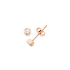 Sıvama Tektaş  Gümüş Küpe  GMS594