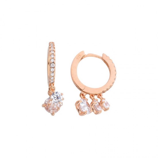 Sallantılı Gümüş Küpe  GMS672