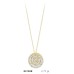 14 Ayar Altın Daire Kolye KLY288 14 Ayar Altın Daire Kolye KLY288
