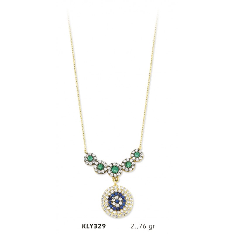 14 Ayar Altın Fantezi Kolye KLY329