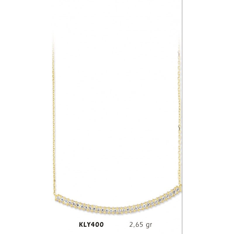 14 Ayar Altın Kayık Kolye KLY400 14 Ayar Altın Kayık Kolye KLY400