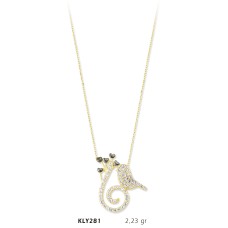 14 Ayar Altın Kuş Kolye KLY281