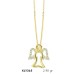 14 Ayar Altın Melek Kolye KLY365