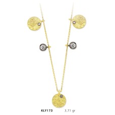 14 Ayar Altın Şans Kolyesi KLY173