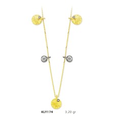 14 Ayar Altın Şans Kolyesi KLY174