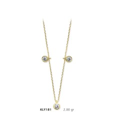 14 Ayar Altın Şans Kolyesi KLY181