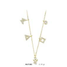 14 Ayar Altın Şans Kolyesi KLY182