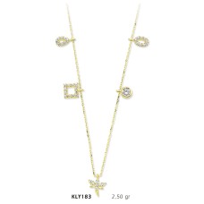 14 Ayar Altın Şans Kolyesi KLY183