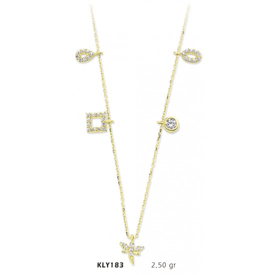 14 Ayar Altın Şans Kolyesi KLY183