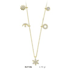 14 Ayar Altın Şans Kolyesi KLY186