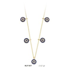 14 Ayar Altın Şans Kolyesi KLY187