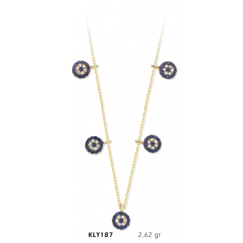 14 Ayar Altın Şans Kolyesi KLY187