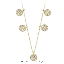 14 Ayar Altın Şans Kolyesi KLY189