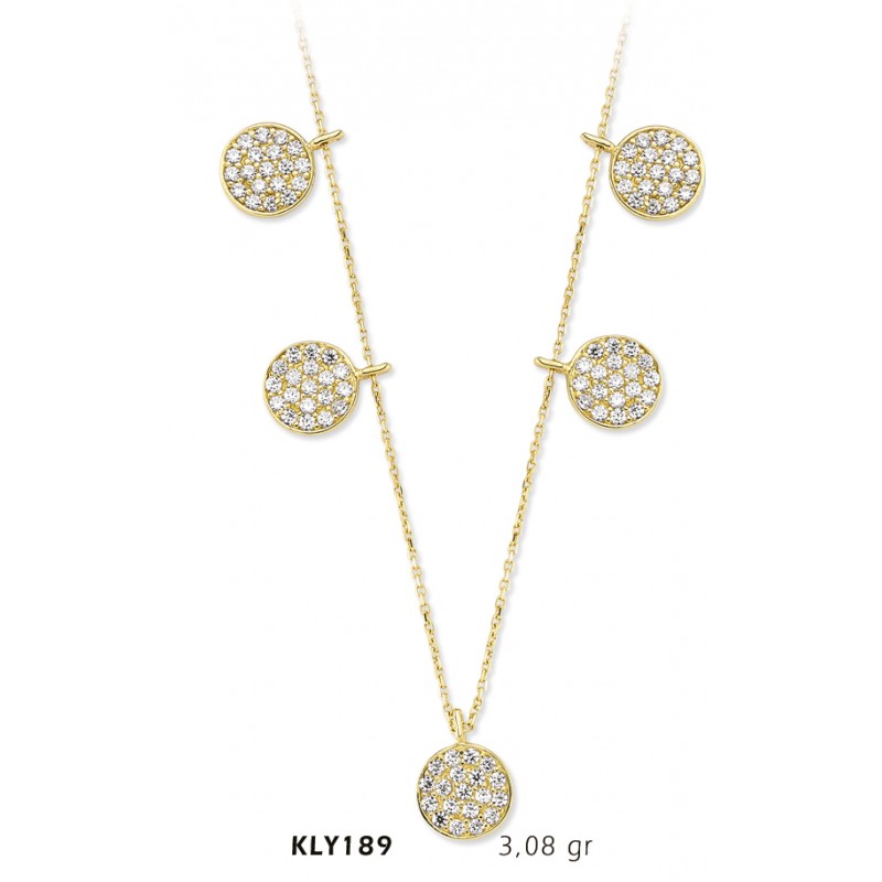 14 Ayar Altın Şans Kolyesi KLY189