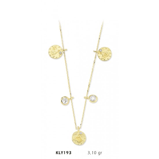 14 Ayar Altın Şans Kolyesi KLY193