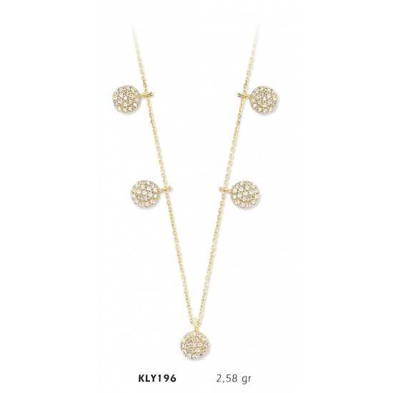 14 Ayar Altın Şans Kolyesi KLY196