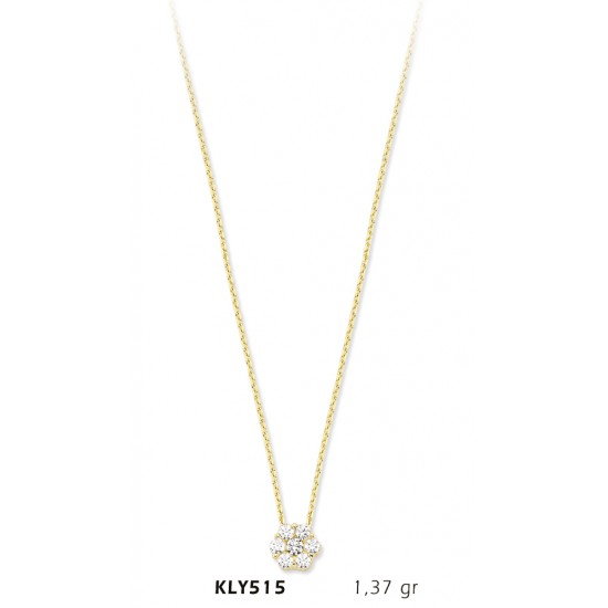 14 Ayar Altın Top Kolye KLY515 14 Ayar Altın Top Kolye KLY515