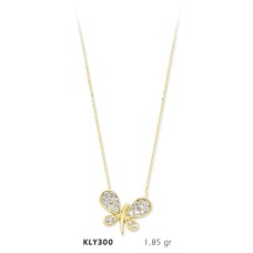 14 Ayar Altın Yusufçuk Kolye KLY300