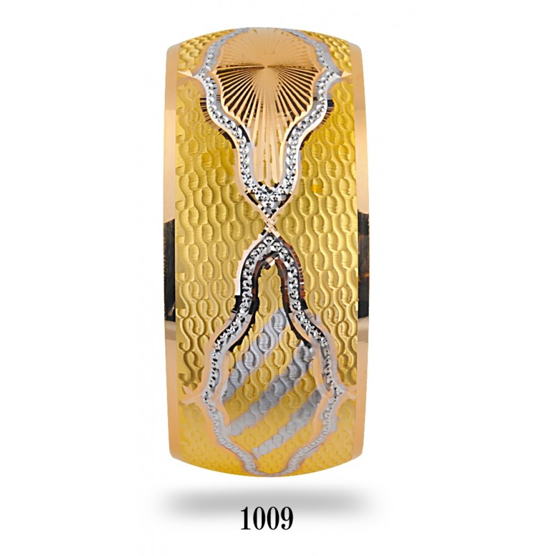 22 Ayar Şarnel 40 gr Mega Bilezik - BLK1009