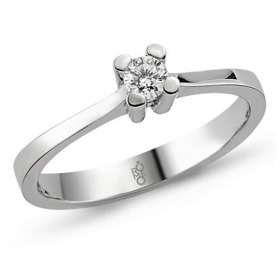 Romeo Pırlanta 0.18 Ct Tektaş Yüzük RMY314