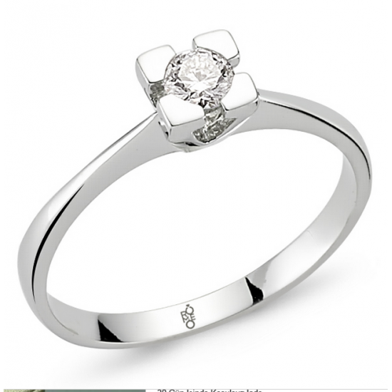 Romeo Pırlanta 0.20 Ct Tektaş Yüzük RM-10011