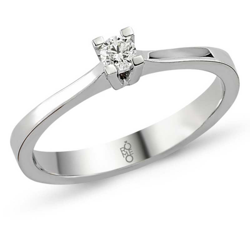 Romeo Pırlanta 0.20 Ct Tektaş Yüzük RMY313 Romeo Pırlanta 0.20 Ct Tektaş Yüzük RMY313