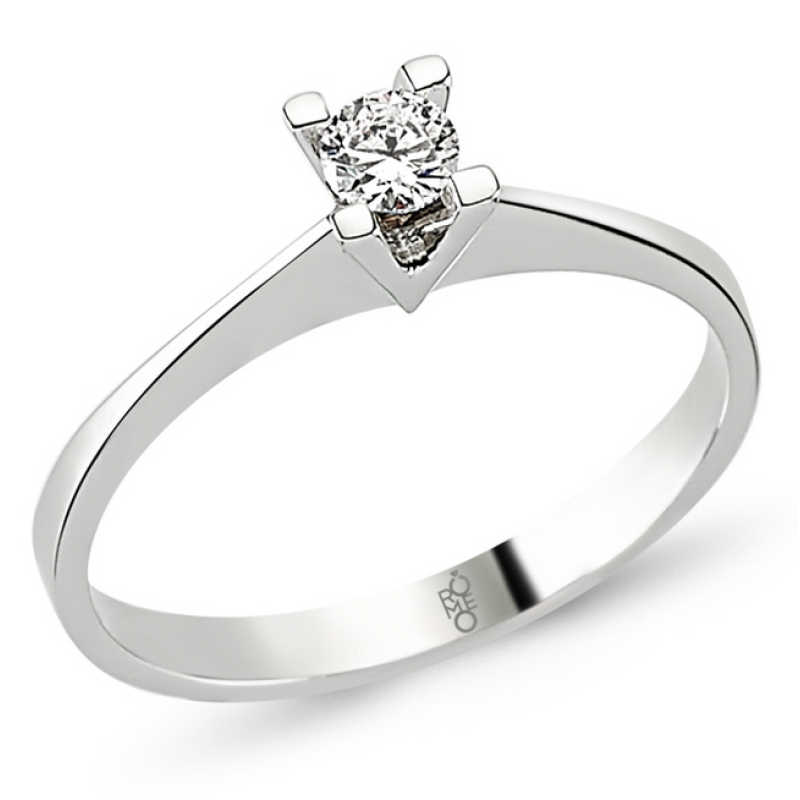 Romeo Pırlanta 0.18 Ct Tektaş Yüzük RMY209 Romeo Pırlanta 0.18 Ct Tektaş Yüzük RMY209