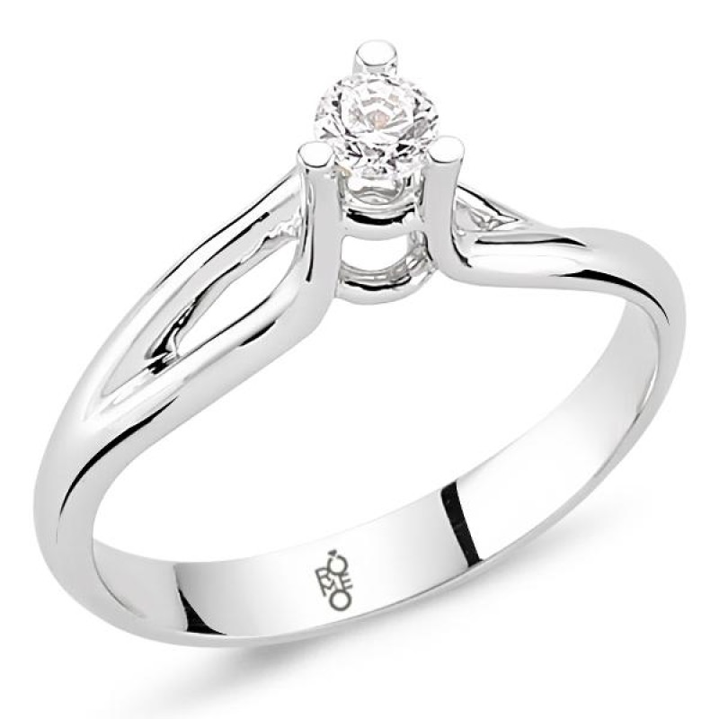 Romeo Pırlanta 0.20 Ct Tektaş Yüzük RM-10028 Romeo Pırlanta 0.20 Ct Tektaş Yüzük RM-10028