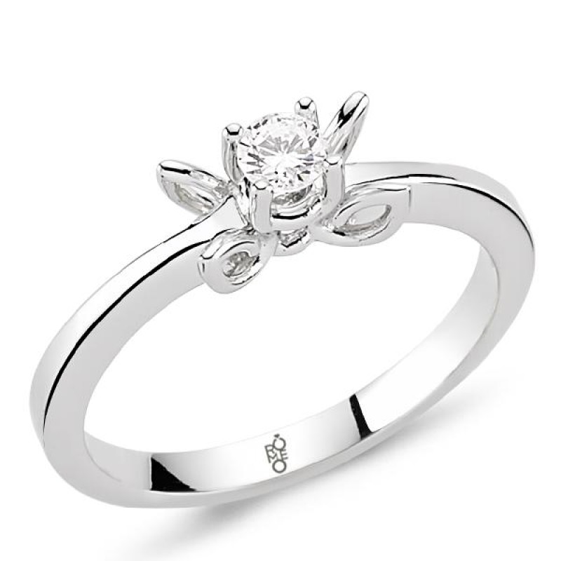 Romeo Pırlanta 0.22 Ct Tektaş Yüzük RM20046 Romeo Pırlanta 0.22 Ct Tektaş Yüzük RM20046